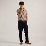 MARCO KNIT TEE - BROWN