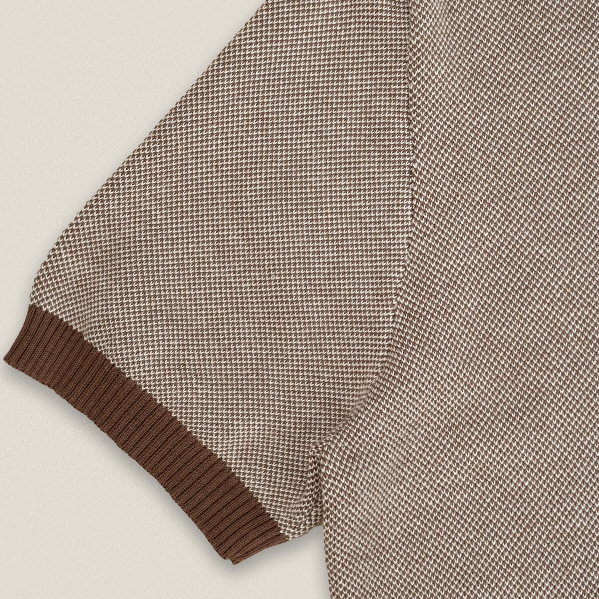 MARCO KNIT TEE - BROWN