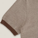 MARCO KNIT TEE - BROWN
