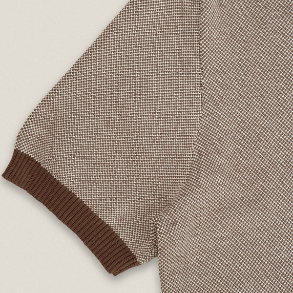MARCO KNIT TEE - BROWN