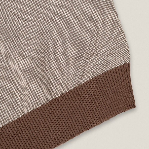 MARCO KNIT TEE - BROWN