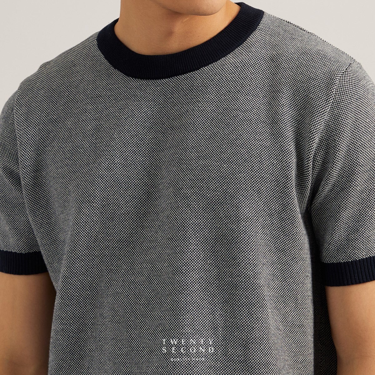 MARCO KNIT TEE - NAVY