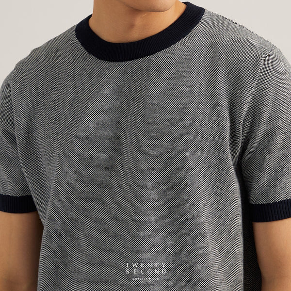 MARCO KNIT TEE - NAVY