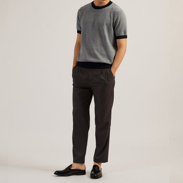 MARCO KNIT TEE - NAVY