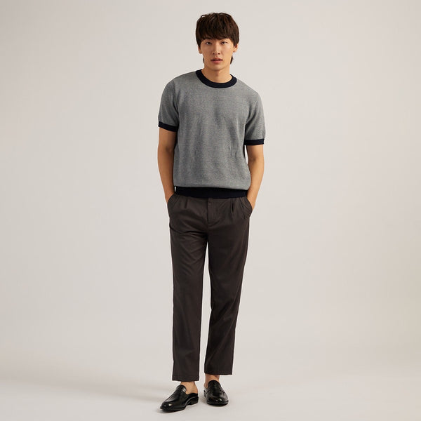 MARCO KNIT TEE - NAVY