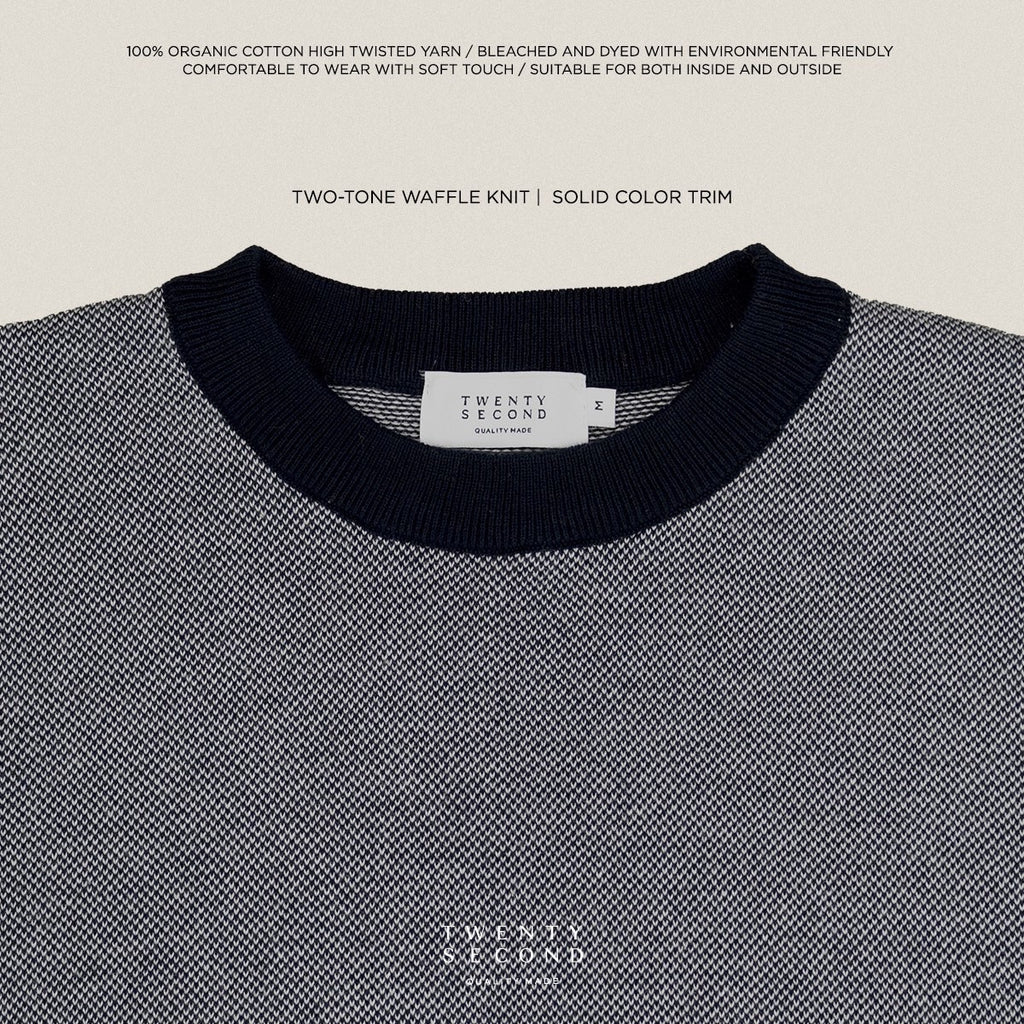 MARCO KNIT TEE - NAVY