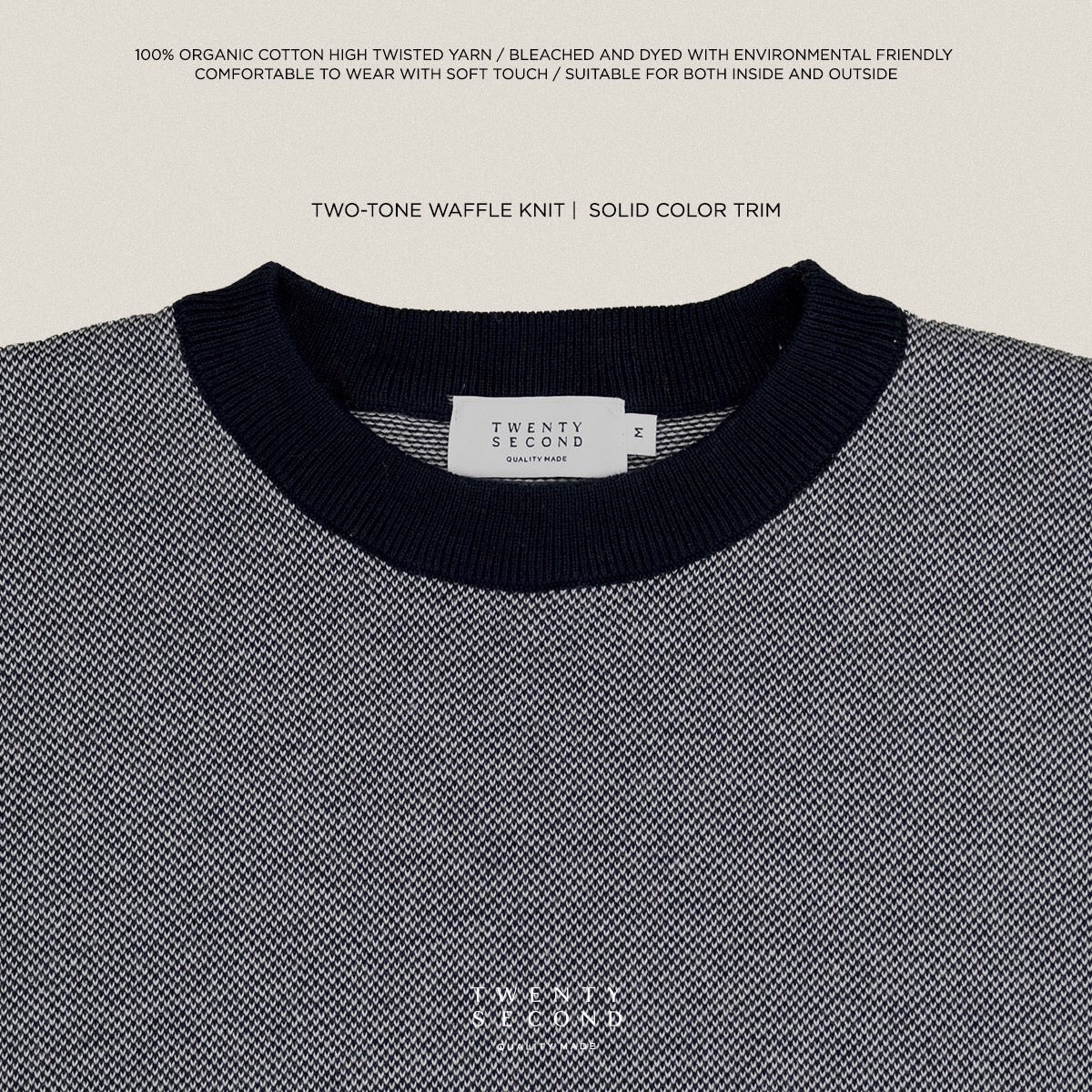 MARCO KNIT TEE - NAVY