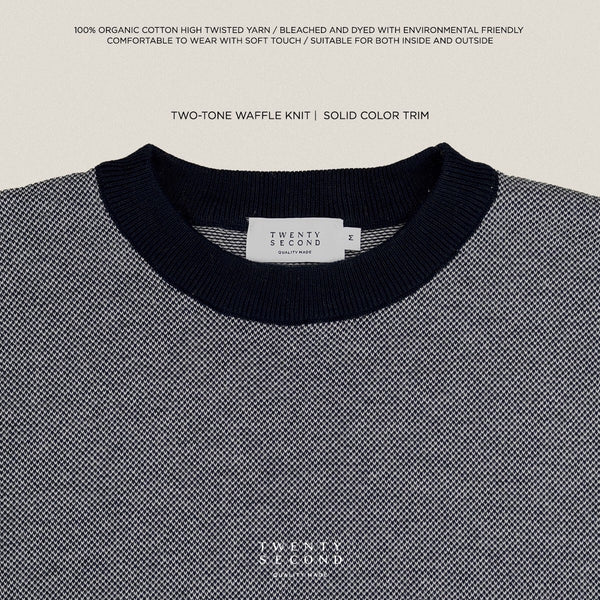 MARCO KNIT TEE - NAVY
