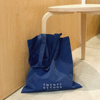 FOLDABLE NYLON BAG - DARK BLUE