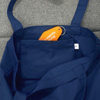 FOLDABLE NYLON BAG - DARK BLUE