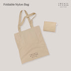 FOLDABLE NYLON BAG - KHAKI