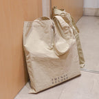 FOLDABLE NYLON BAG - KHAKI