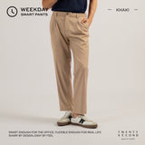 WEEKDAY SMART PANTS - KHAKI