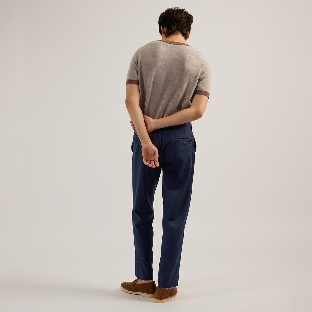 WEEKDAY SMART PANTS - NAVY