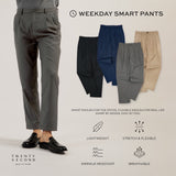 WEEKDAY SMART PANTS - KHAKI