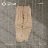 WEEKDAY SMART PANTS - KHAKI