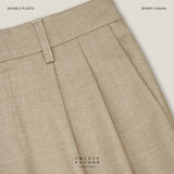 WEEKDAY SMART PANTS - KHAKI