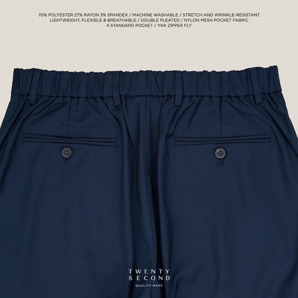 WEEKDAY SMART PANTS - NAVY