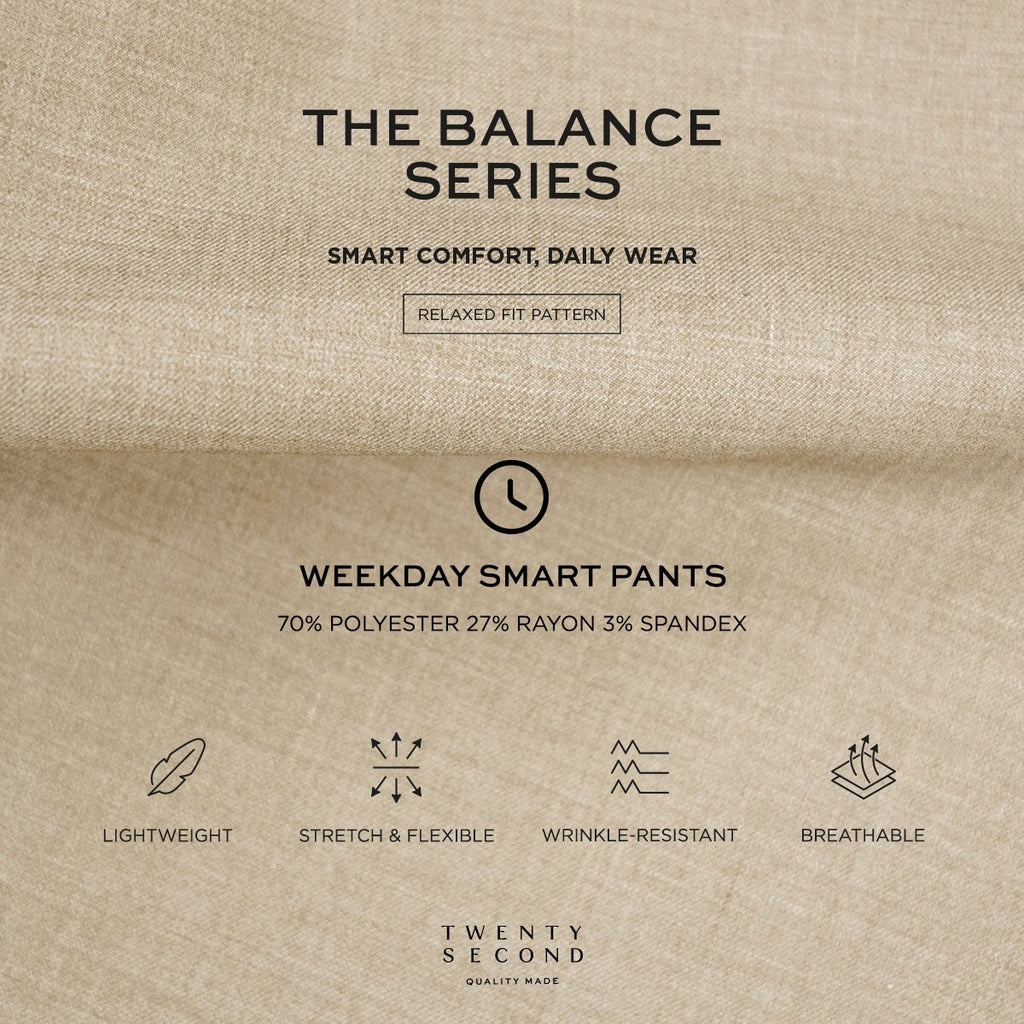 WEEKDAY SMART PANTS - KHAKI
