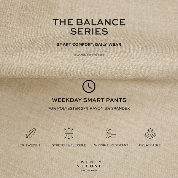 WEEKDAY SMART PANTS - KHAKI