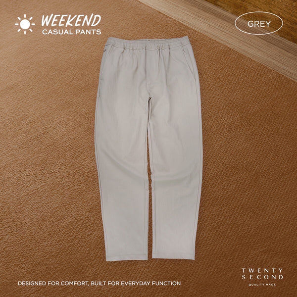 WEEKEND CASUAL PANTS - GREY