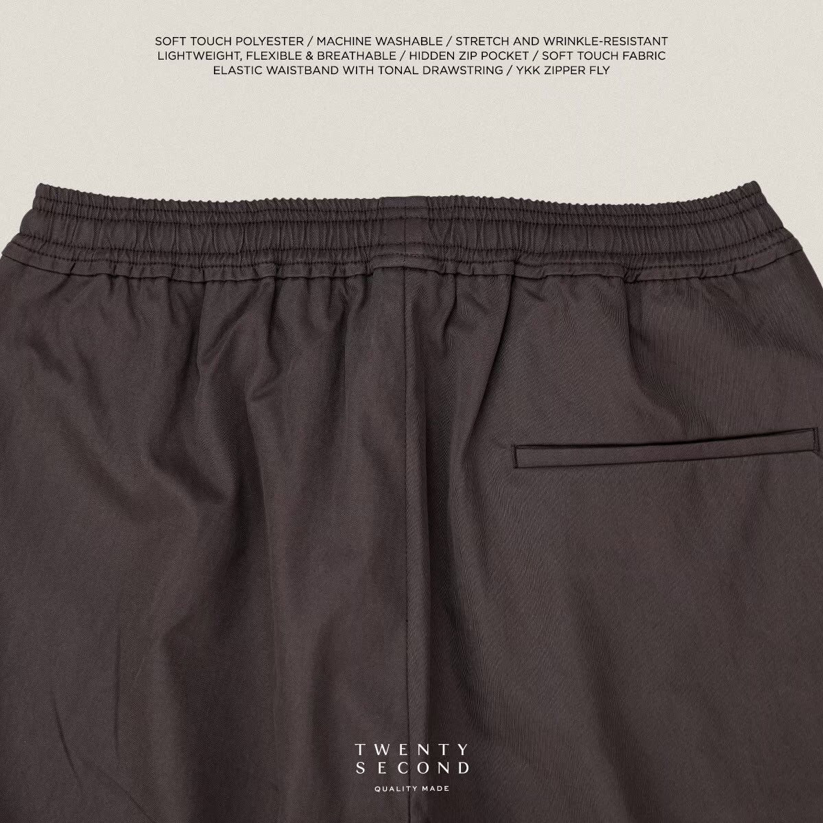 WEEKEND CASUAL PANTS - BROWN