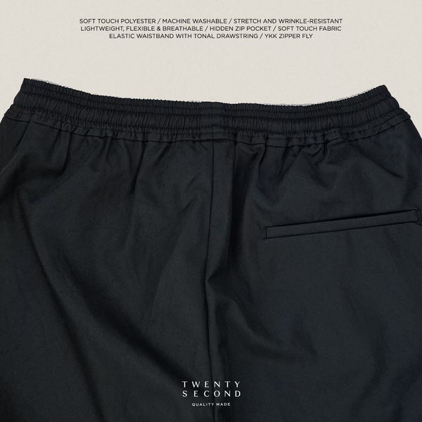WEEKEND CASUAL PANTS - BLACK