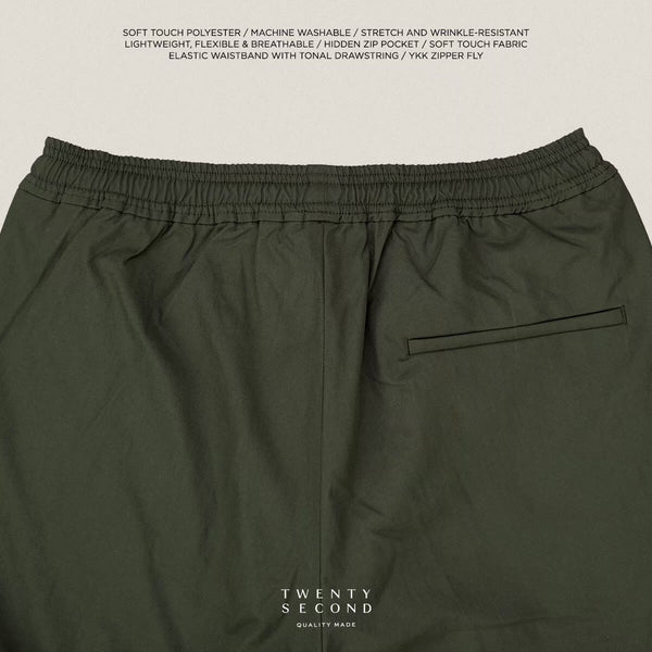 WEEKEND CASUAL PANTS - OLIVE