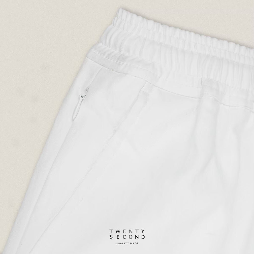 WEEKEND CASUAL PANTS - WHITE