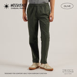 WEEKEND CASUAL PANTS - OLIVE