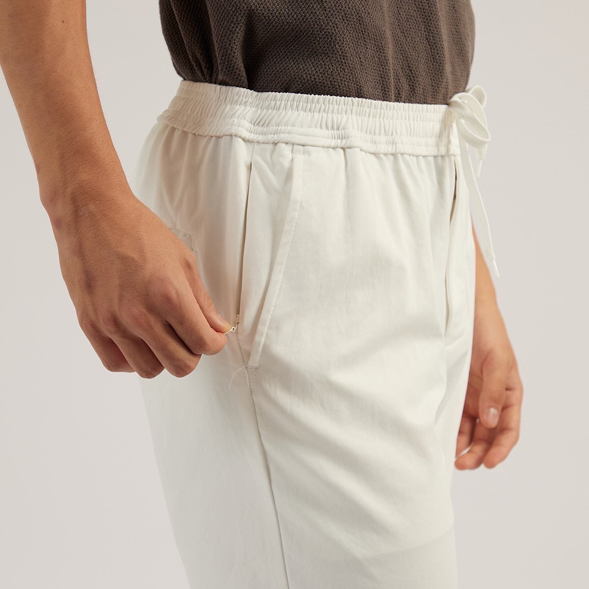 WEEKEND CASUAL PANTS - WHITE