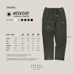 WEEKEND CASUAL PANTS - WHITE