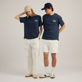 EVC WORKLESS SOCIETY TEE - NAVY