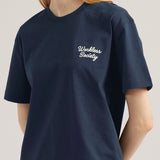 EVC WORKLESS SOCIETY TEE - NAVY