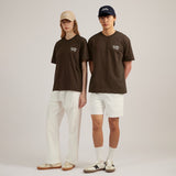 EVC WORKLESS SOCIETY TEE - BROWN