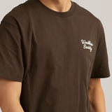 EVC WORKLESS SOCIETY TEE - BROWN