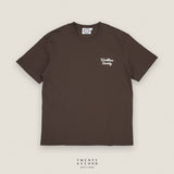 EVC WORKLESS SOCIETY TEE - BROWN