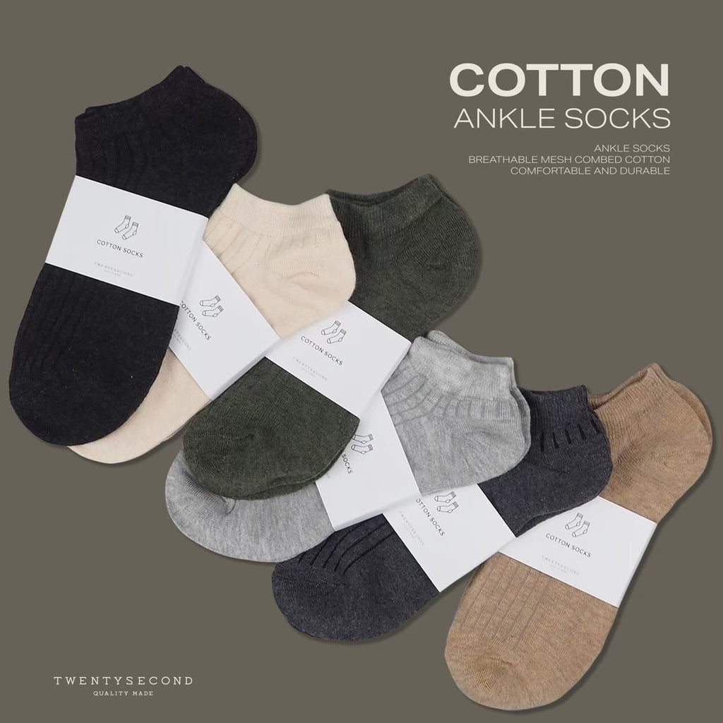 COTTON ANKLE SOCKS