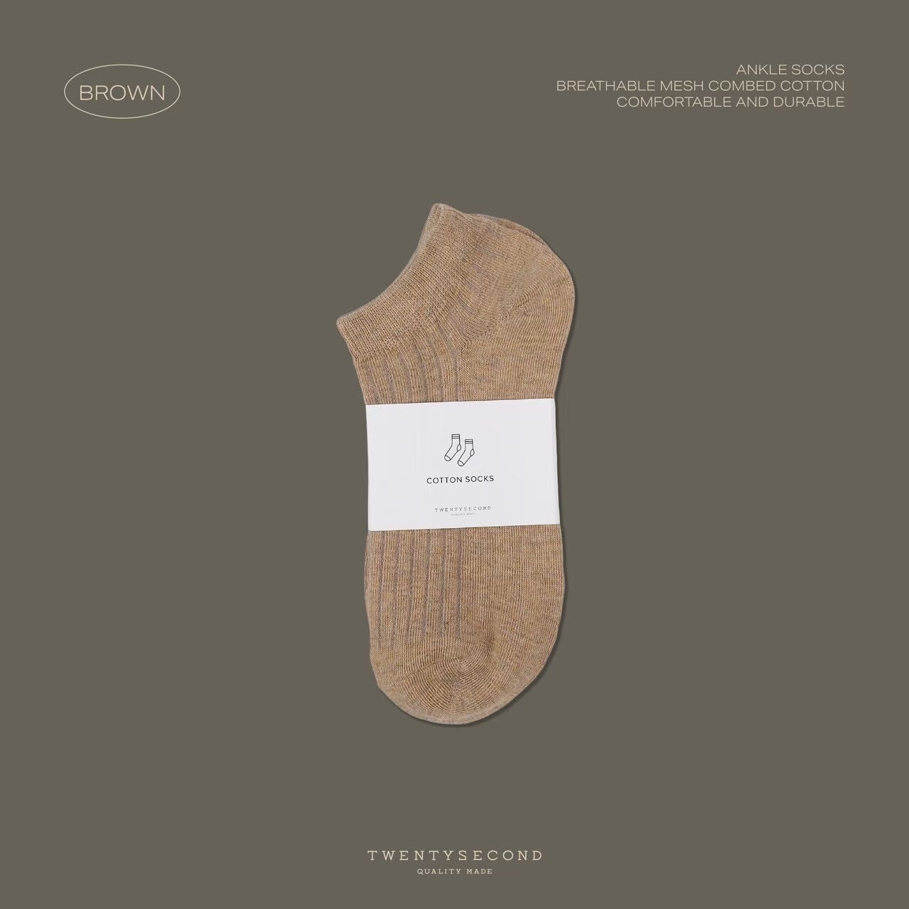 COTTON ANKLE SOCKS