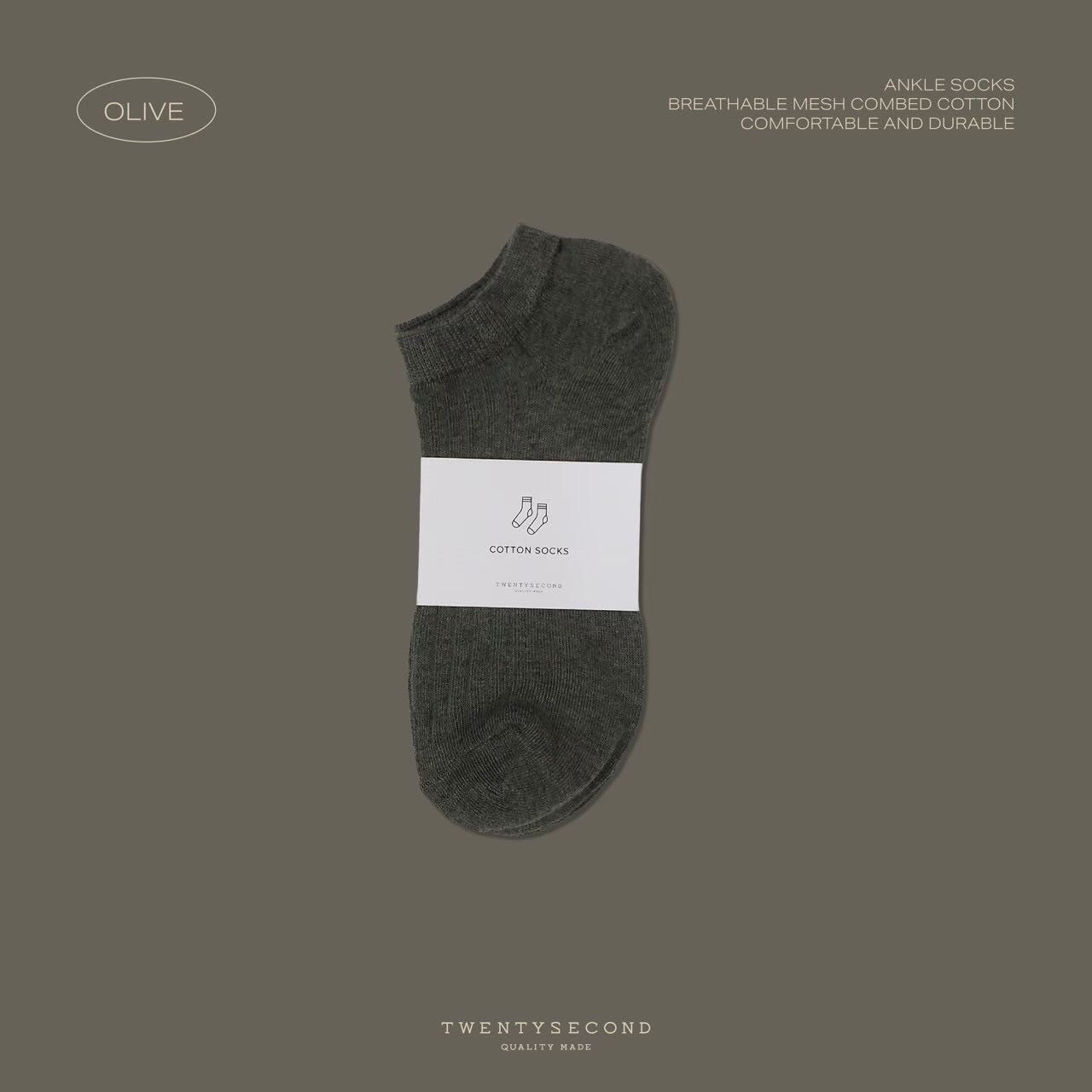 COTTON ANKLE SOCKS
