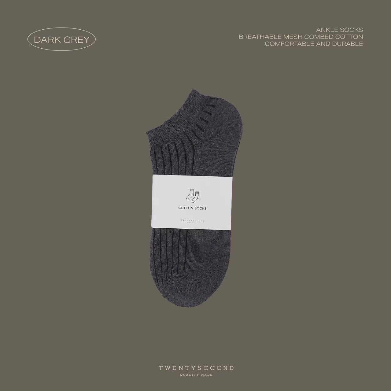 COTTON ANKLE SOCKS
