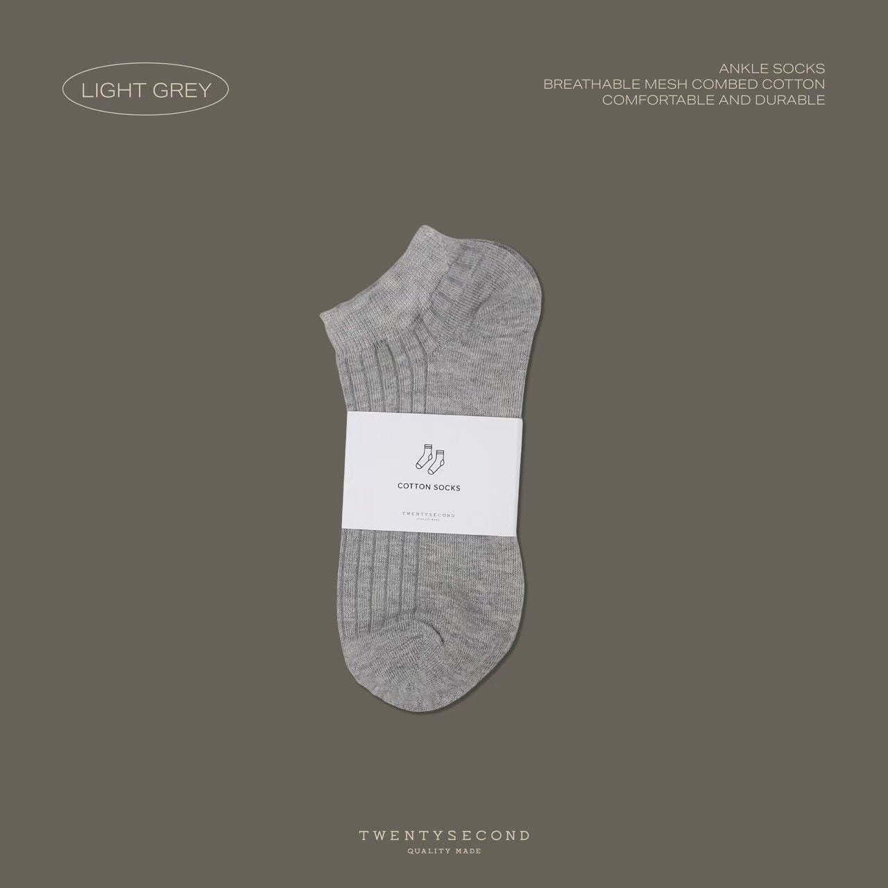 COTTON ANKLE SOCKS