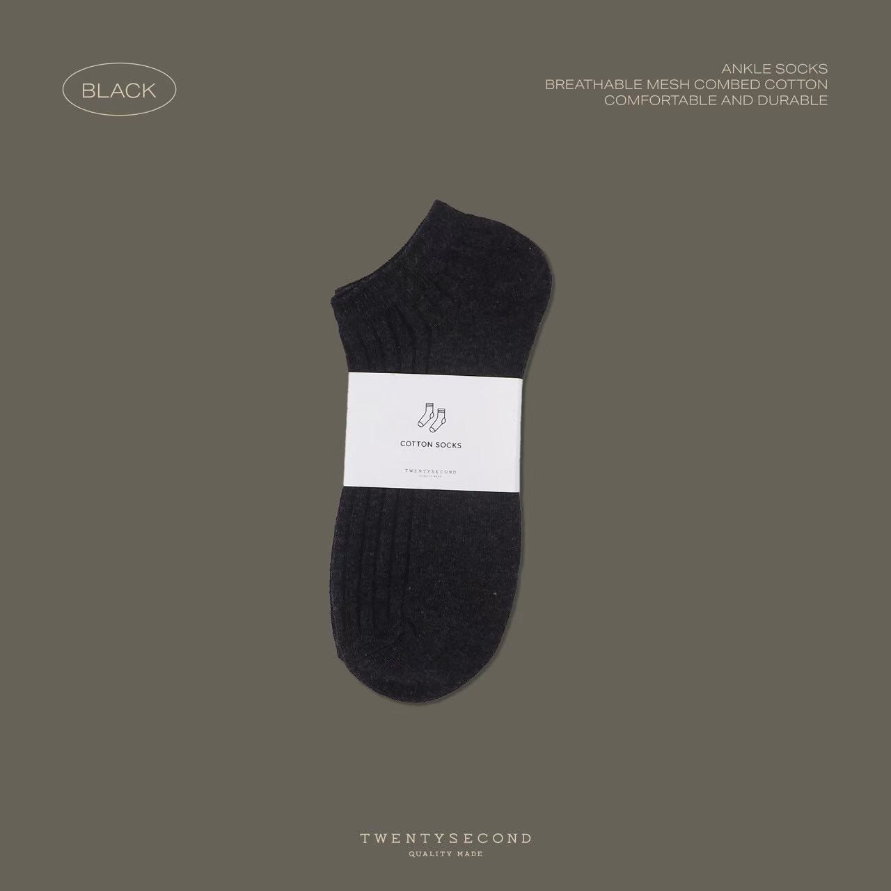 COTTON ANKLE SOCKS