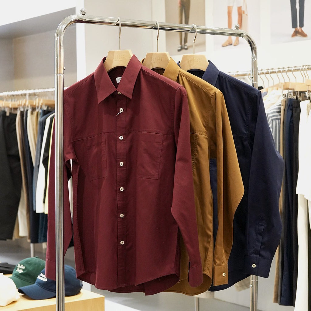 TWILL WORK SHIRTS - MUSTARD