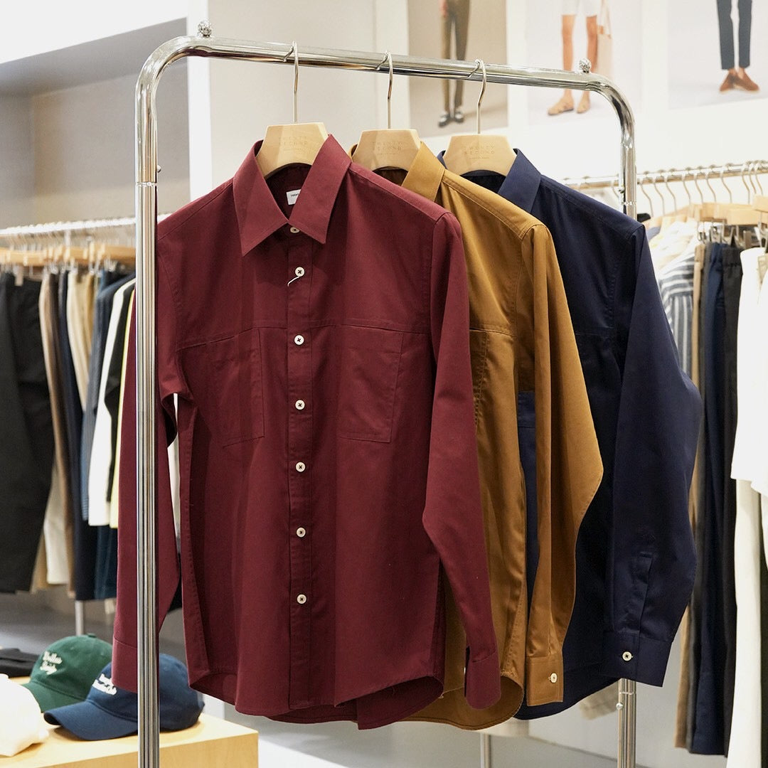 TWILL WORK SHIRTS - MUSTARD