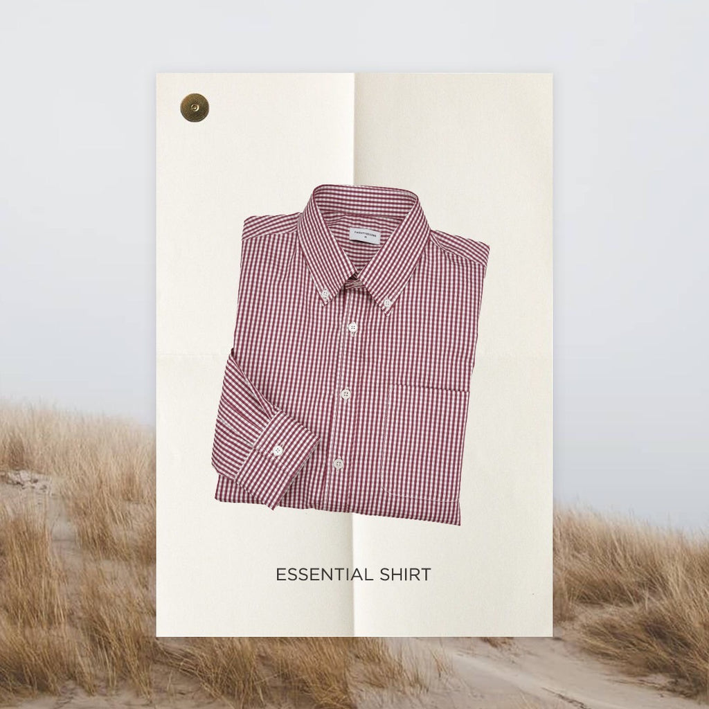 OLD TOWN GINGHAM SHIRTS - RED