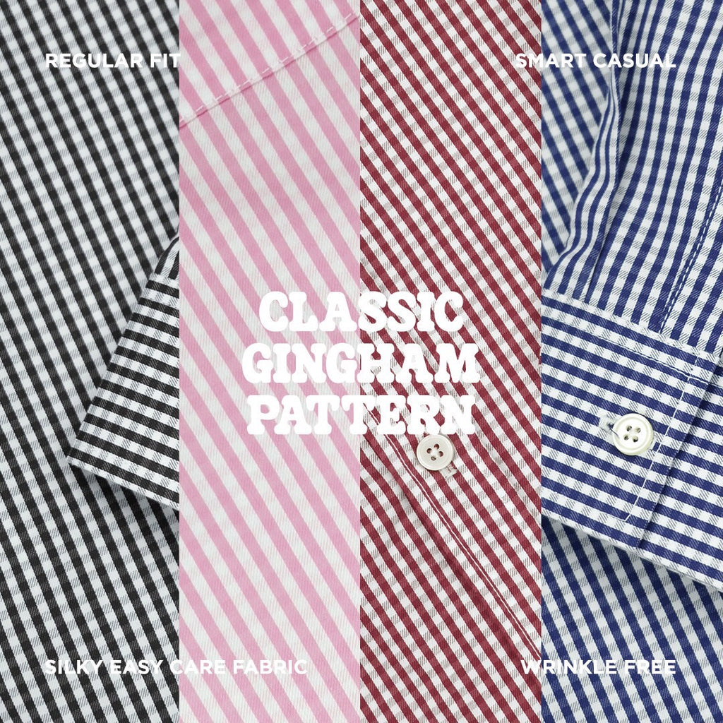 OLD TOWN GINGHAM SHIRTS - RED