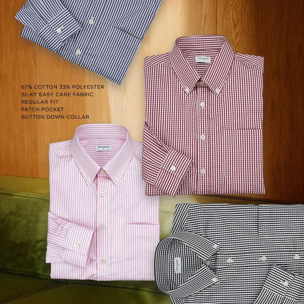 OLD TOWN GINGHAM SHIRTS - RED