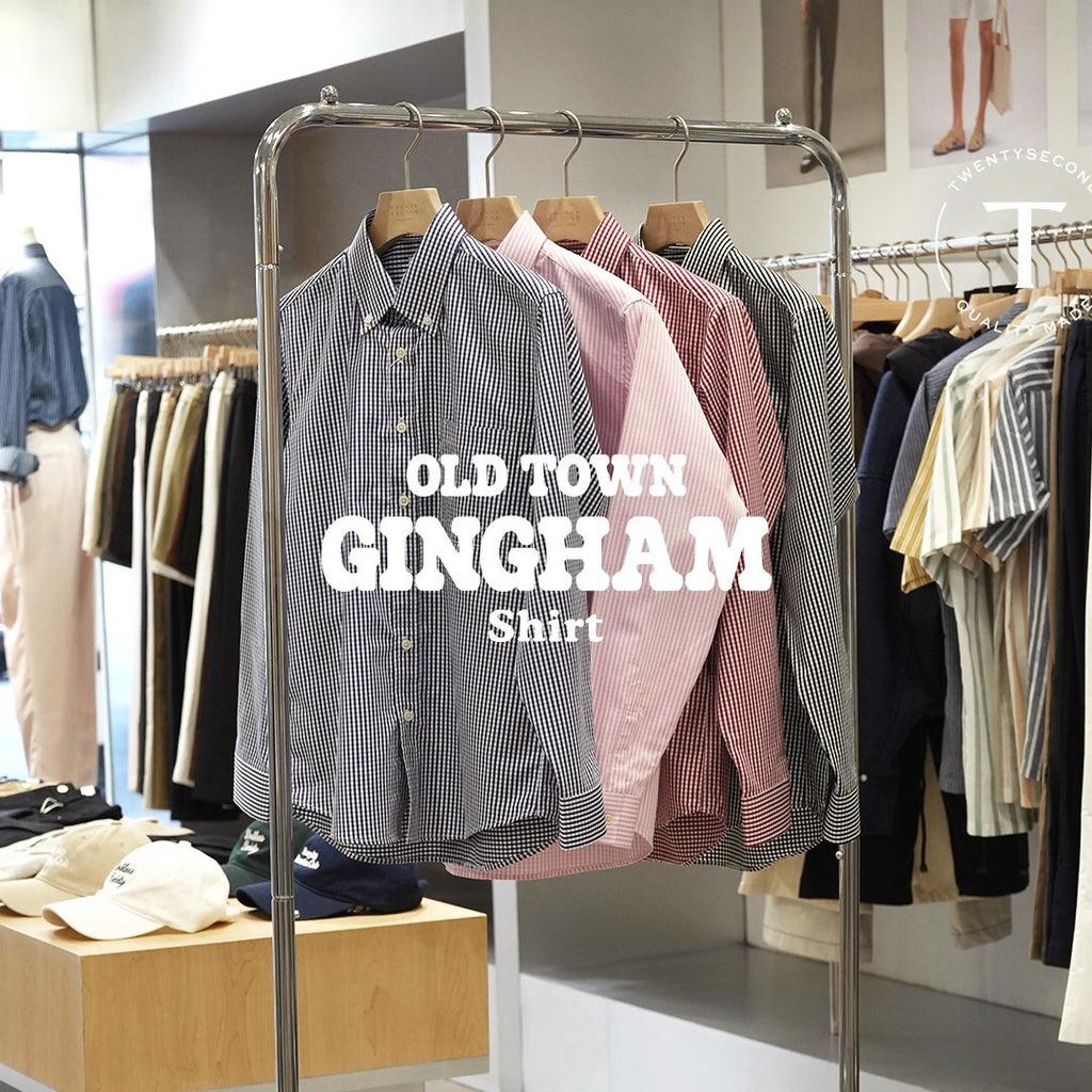 OLD TOWN GINGHAM SHIRTS - RED