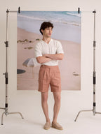 SUMMER AIR KNIT POLO - WHITE